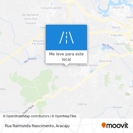 Rua Raimunda Nascimento mapa