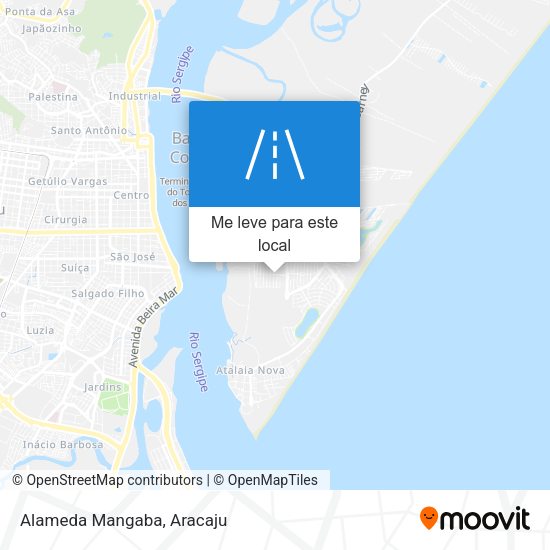 Alameda Mangaba mapa