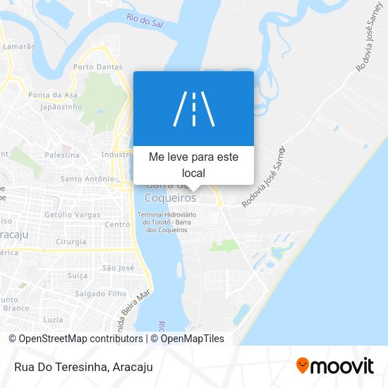 Rua Do Teresinha mapa