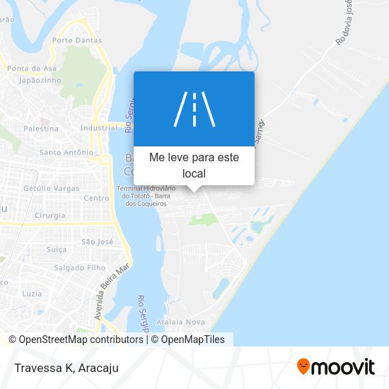 Travessa K mapa