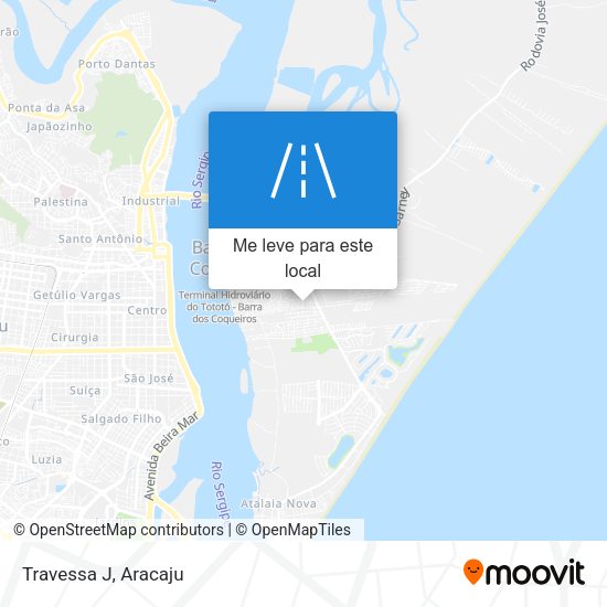 Travessa J mapa