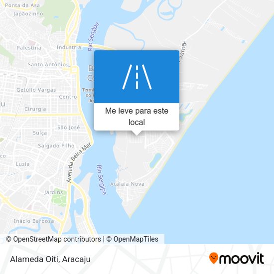 Alameda Oiti mapa