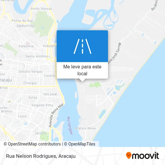 Rua Nelson Rodrigues mapa