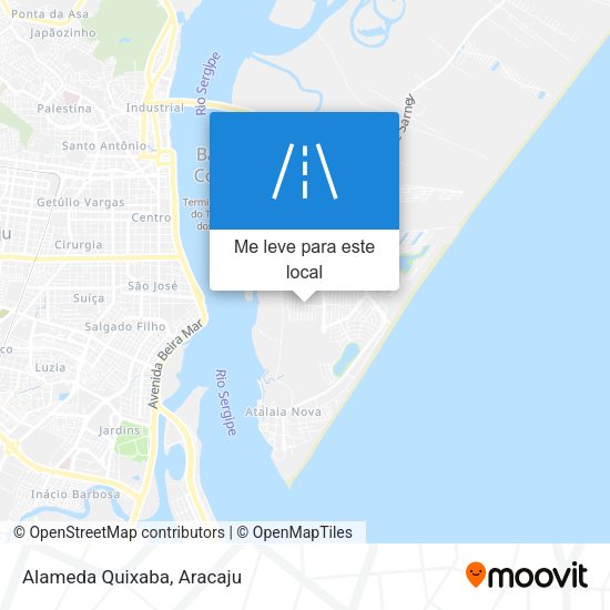 Alameda Quixaba mapa