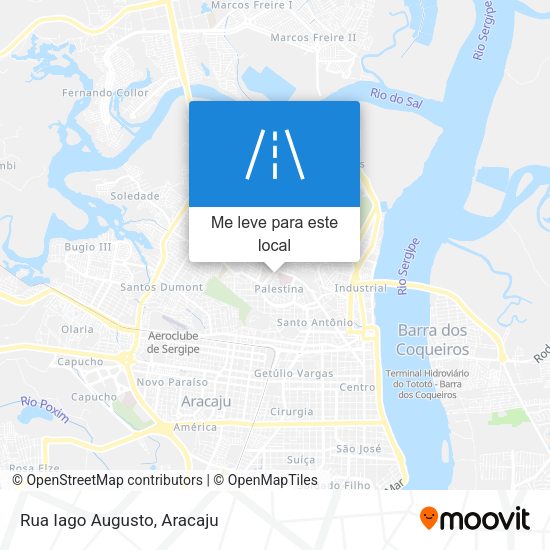 Rua Iago Augusto mapa
