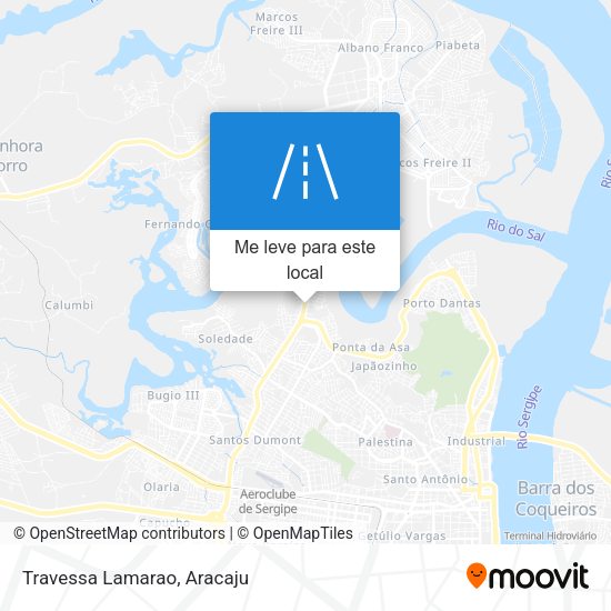 Travessa Lamarao mapa