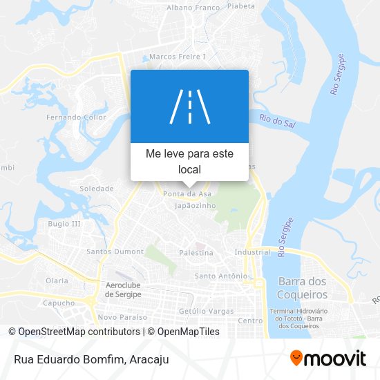 Rua Eduardo Bomfim mapa