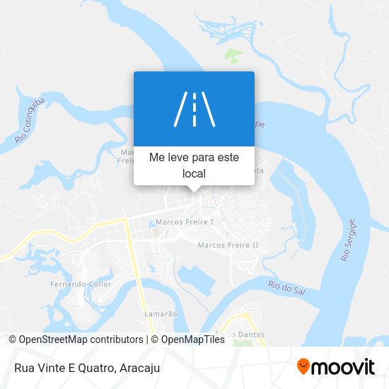 Rua Vinte E Quatro mapa