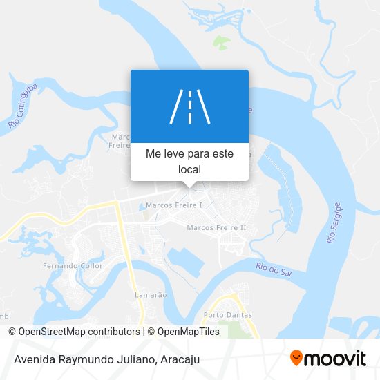 Avenida Raymundo Juliano mapa