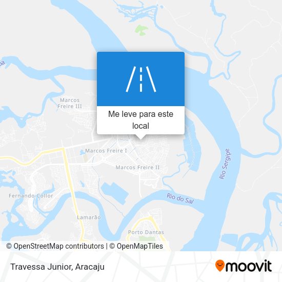 Travessa Junior mapa