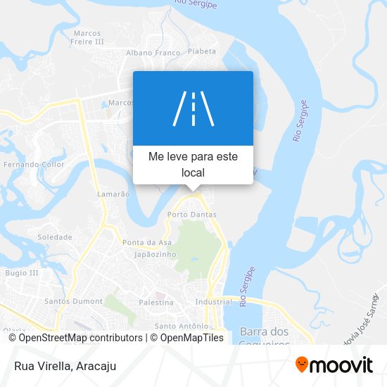 Rua Virella mapa