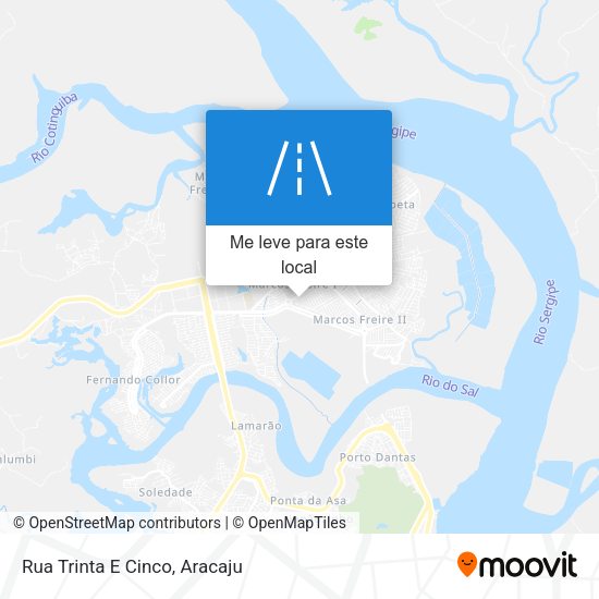 Rua Trinta E Cinco mapa