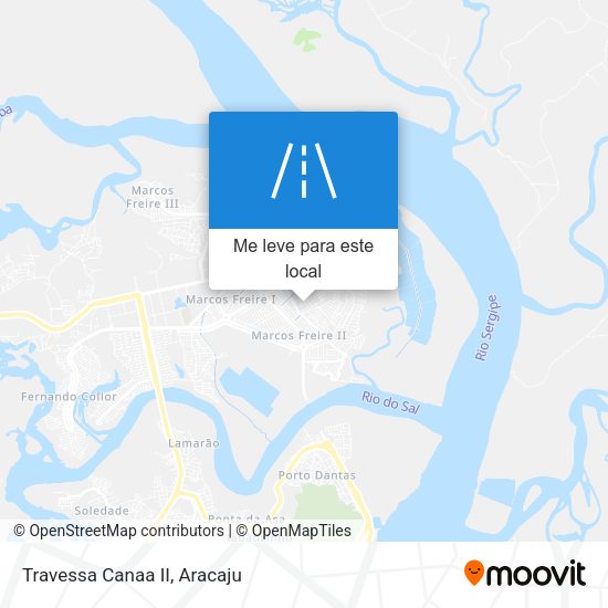 Travessa Canaa II mapa