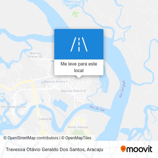 Travessa Otávio Geraldo Dos Santos mapa