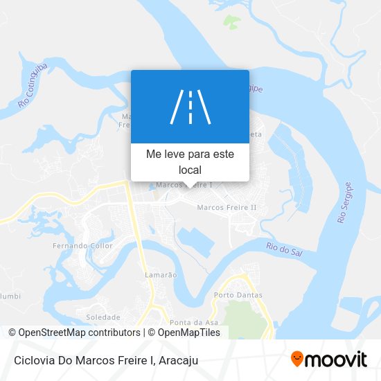 Ciclovia Do Marcos Freire I mapa