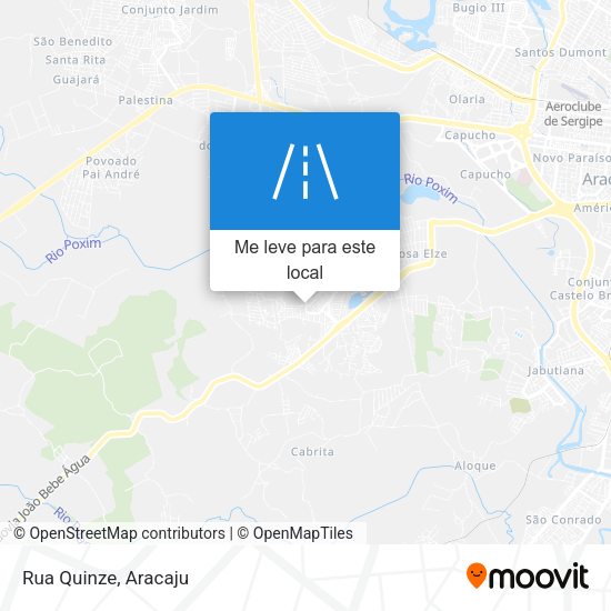 Rua Quinze mapa