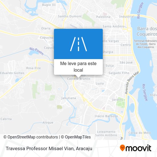 Travessa Professor Misael Vian mapa