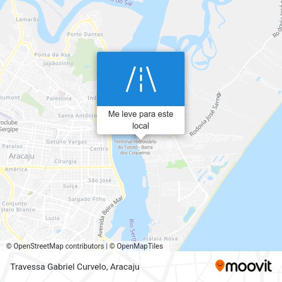 Travessa Gabriel Curvelo mapa