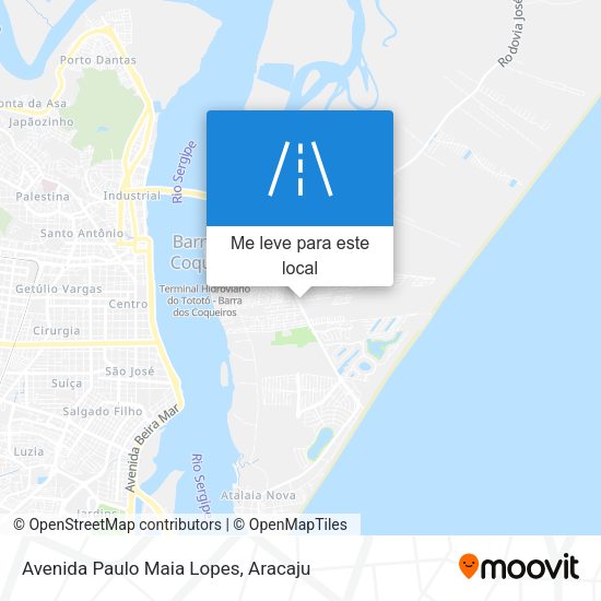 Avenida Paulo Maia Lopes mapa