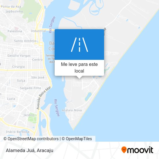 Alameda Juá mapa