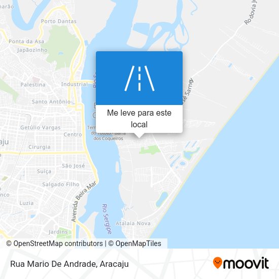 Rua Mario De Andrade mapa