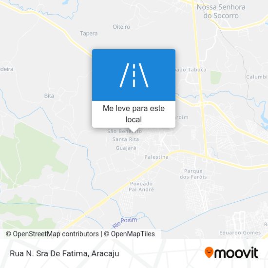 Rua N. Sra De Fatima mapa
