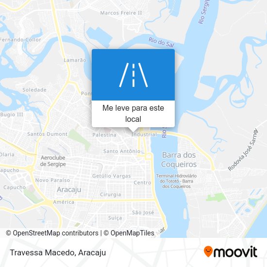 Travessa Macedo mapa