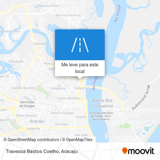 Travessa Bastos Coelho mapa