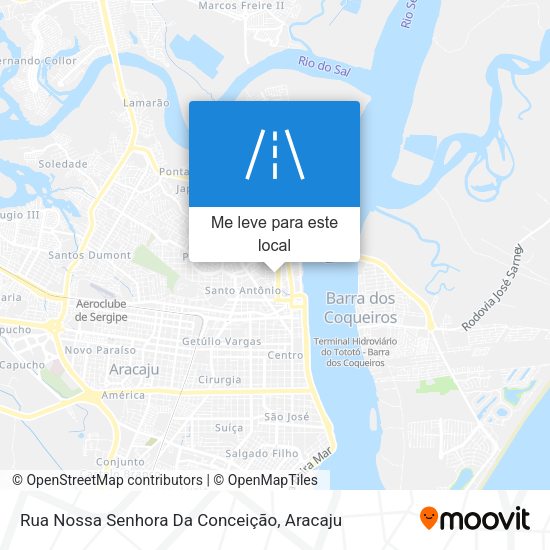 Rua Nossa Senhora Da Conceição mapa