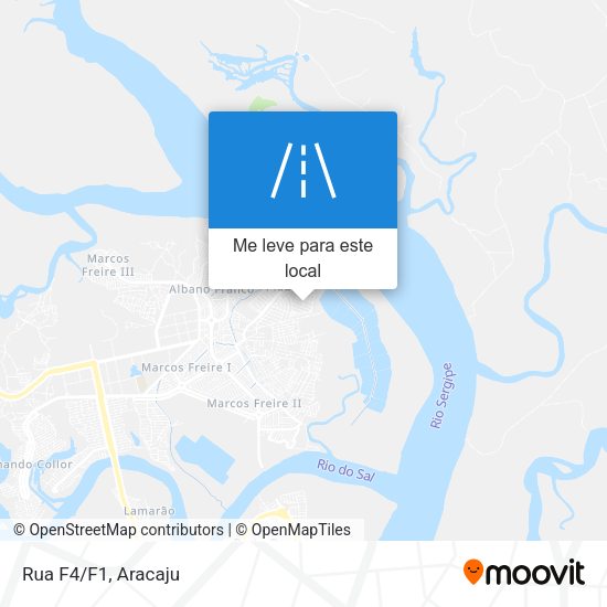 Rua F4/F1 mapa