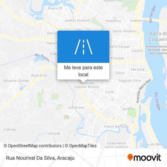 Rua Nourival Da Silva mapa