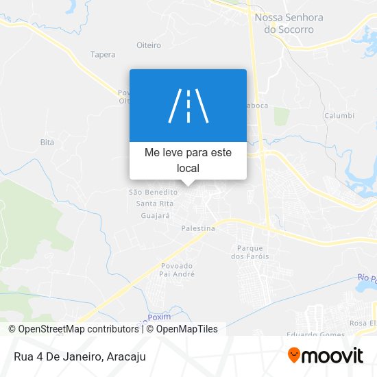 Rua 4 De Janeiro mapa