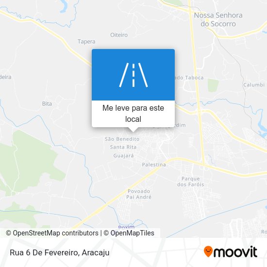 Rua 6 De Fevereiro mapa