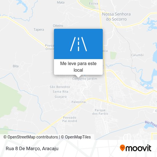 Rua 8 De Março mapa