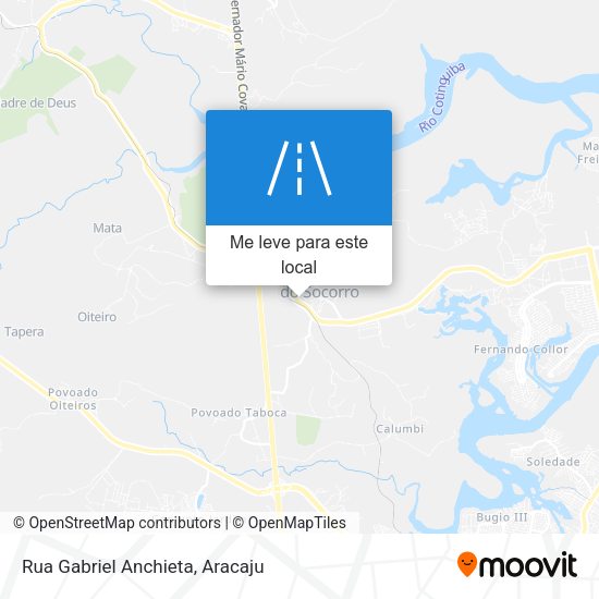 Rua Gabriel Anchieta mapa