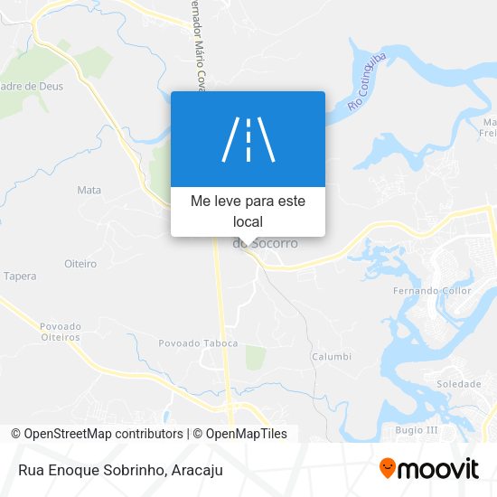 Rua Enoque Sobrinho mapa