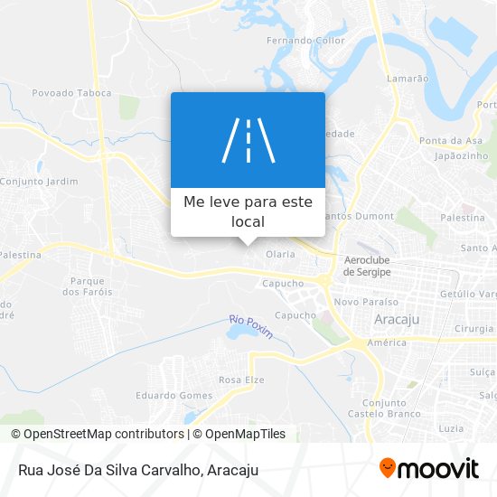 Rua José Da Silva Carvalho mapa