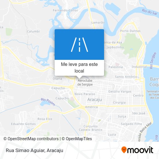 Rua Simao Aguiar mapa
