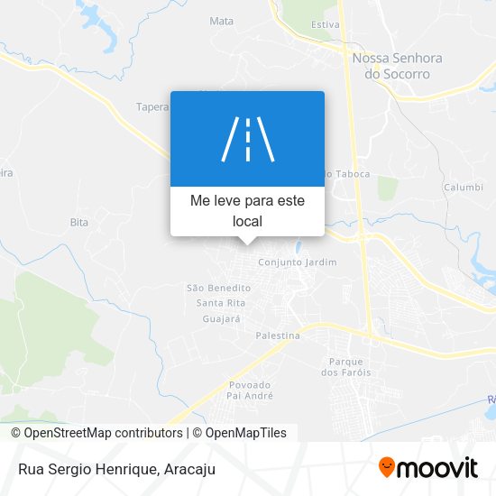 Rua Sergio Henrique mapa