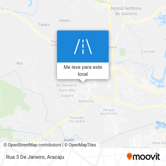 Rua 3 De Janeiro mapa