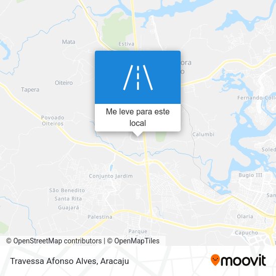 Travessa Afonso Alves mapa