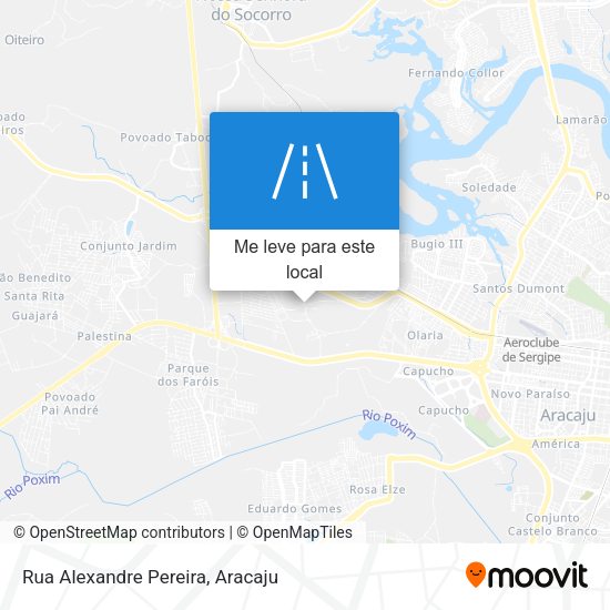 Rua Alexandre Pereira mapa