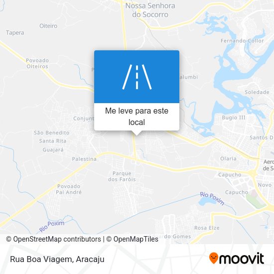 Rua Boa Viagem mapa