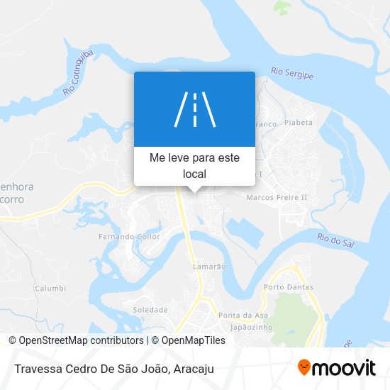 Travessa Cedro De São João mapa