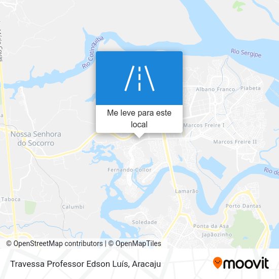 Travessa Professor Edson Luís mapa