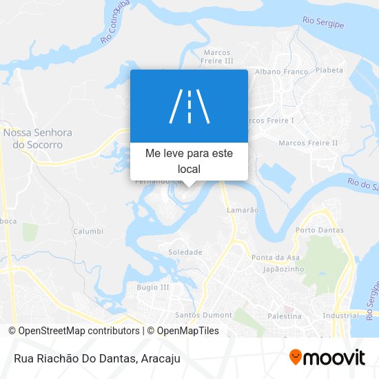 Rua Riachão Do Dantas mapa