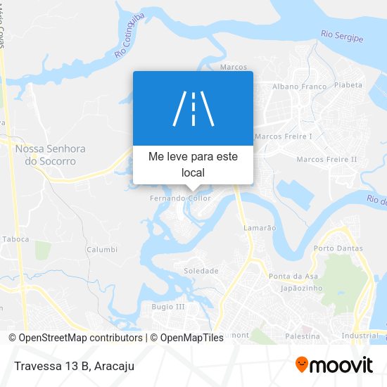Travessa 13 B mapa