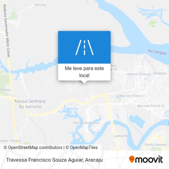 Travessa Francisco Souza Aguiar mapa