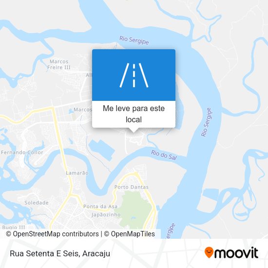 Rua Setenta E Seis mapa