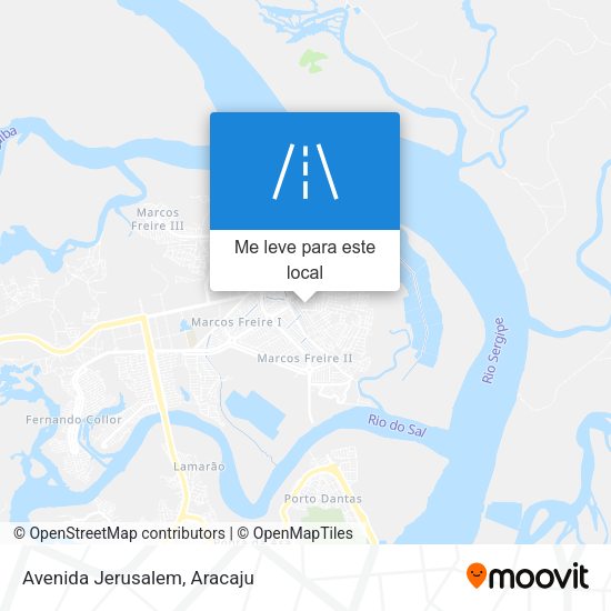 Avenida Jerusalem mapa